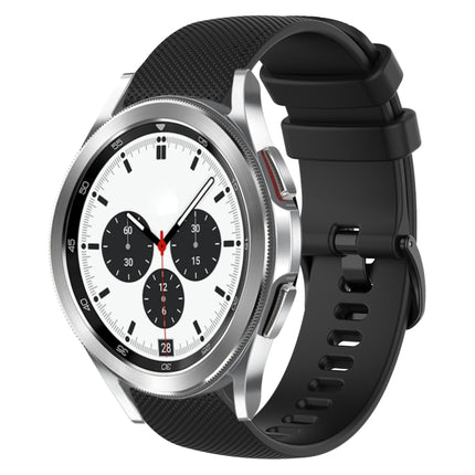 20mm Plaid Solid Color Silicone Watch Band, For Samsung Galaxy Watch4 44mm, For Samsung Galaxy Watch4 Classic 46mm, For Samsung Galaxy Watch4 Classic 42mm, For Samsung Galaxy Watch Active 2 - DealBuddy