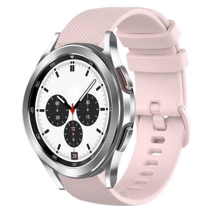 20mm Plaid Solid Color Silicone Watch Band