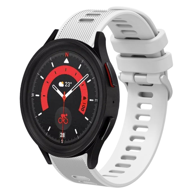 20mm Twill Solid Color Silicone Watch Band, For Samsung Galaxy Watch5 40mm, For Samsung Galaxy Watch5 44mm, For Samsung Galaxy Watch5 Pro  45mm, For Samsung Galaxy Watch4 40mm - DealBuddy