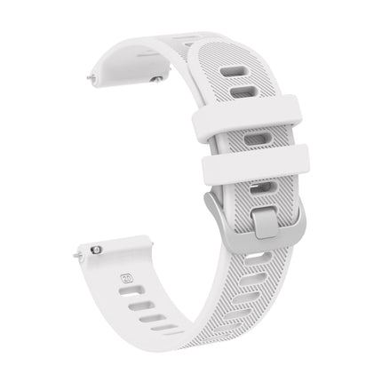 20mm Twill Solid Color Silicone Watch Band, For Samsung Galaxy Watch4 44mm, For Samsung Galaxy Watch4 Classic 46mm, For Samsung Galaxy Watch4 Classic 42mm, For Samsung Galaxy Watch Active 2 - DealBuddy