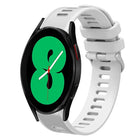 20mm Twill Solid Color Silicone Watch Band, For Samsung Galaxy Watch4 44mm, For Samsung Galaxy Watch4 Classic 46mm, For Samsung Galaxy Watch4 Classic 42mm, For Samsung Galaxy Watch Active 2 - DealBuddy