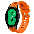 20mm Twill Solid Color Silicone Watch Band, For Samsung Galaxy Watch4 44mm, For Samsung Galaxy Watch4 Classic 46mm, For Samsung Galaxy Watch4 Classic 42mm, For Samsung Galaxy Watch Active 2 - DealBuddy