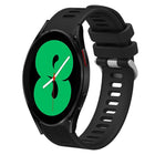 20mm Twill Solid Color Silicone Watch Band, For Samsung Galaxy Watch4 44mm, For Samsung Galaxy Watch4 Classic 46mm, For Samsung Galaxy Watch4 Classic 42mm, For Samsung Galaxy Watch Active 2 - DealBuddy