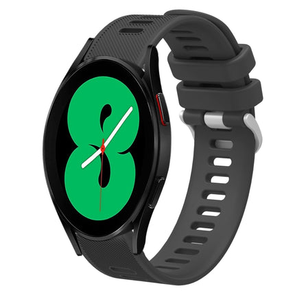 20mm Twill Solid Color Silicone Watch Band, For Samsung Galaxy Watch4 44mm, For Samsung Galaxy Watch4 Classic 46mm, For Samsung Galaxy Watch4 Classic 42mm, For Samsung Galaxy Watch Active 2 - DealBuddy