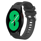 20mm Twill Solid Color Silicone Watch Band, For Samsung Galaxy Watch4 44mm, For Samsung Galaxy Watch4 Classic 46mm, For Samsung Galaxy Watch4 Classic 42mm, For Samsung Galaxy Watch Active 2 - DealBuddy