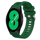 20mm Twill Solid Color Silicone Watch Band, For Samsung Galaxy Watch4 44mm, For Samsung Galaxy Watch4 Classic 46mm, For Samsung Galaxy Watch4 Classic 42mm, For Samsung Galaxy Watch Active 2 - DealBuddy
