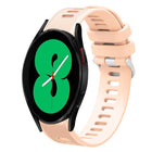 20mm Twill Solid Color Silicone Watch Band, For Samsung Galaxy Watch4 44mm, For Samsung Galaxy Watch4 Classic 46mm, For Samsung Galaxy Watch4 Classic 42mm, For Samsung Galaxy Watch Active 2 - DealBuddy