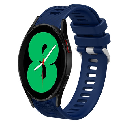 20mm Twill Solid Color Silicone Watch Band, For Samsung Galaxy Watch4 44mm, For Samsung Galaxy Watch4 Classic 46mm, For Samsung Galaxy Watch4 Classic 42mm, For Samsung Galaxy Watch Active 2 - DealBuddy