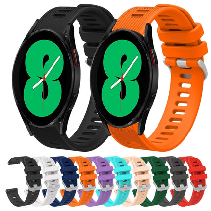 20mm Twill Solid Color Silicone Watch Band