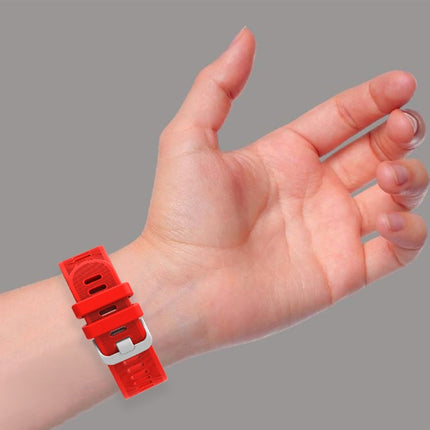20mm Twill Solid Color Silicone Watch Band