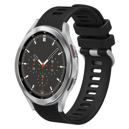 20mm Twill Solid Color Silicone Watch Band, For Samsung Galaxy Watch4 44mm, For Samsung Galaxy Watch4 Classic 46mm, For Samsung Galaxy Watch4 Classic 42mm, For Samsung Galaxy Watch Active 2 - DealBuddy