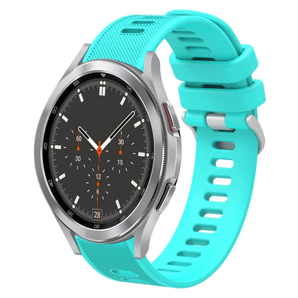 20mm Twill Solid Color Silicone Watch Band, For Samsung Galaxy Watch4 44mm, For Samsung Galaxy Watch4 Classic 46mm, For Samsung Galaxy Watch4 Classic 42mm, For Samsung Galaxy Watch Active 2 - DealBuddy