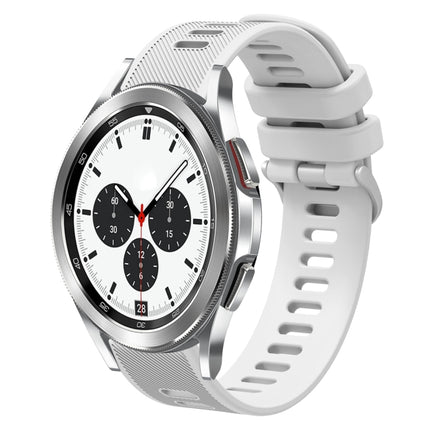 20mm Twill Solid Color Silicone Watch Band, For Samsung Galaxy Watch4 44mm, For Samsung Galaxy Watch4 Classic 46mm, For Samsung Galaxy Watch4 Classic 42mm, For Samsung Galaxy Watch Active 2 - DealBuddy