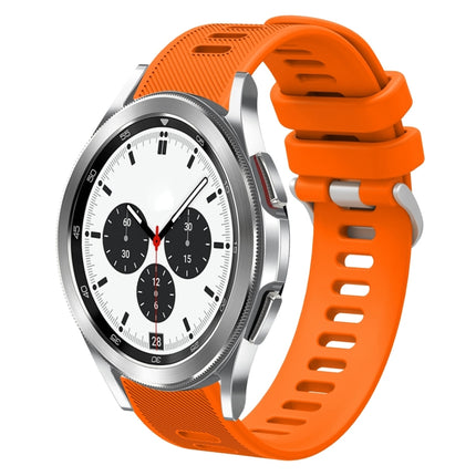 20mm Twill Solid Color Silicone Watch Band, For Samsung Galaxy Watch4 44mm, For Samsung Galaxy Watch4 Classic 46mm, For Samsung Galaxy Watch4 Classic 42mm, For Samsung Galaxy Watch Active 2 - DealBuddy