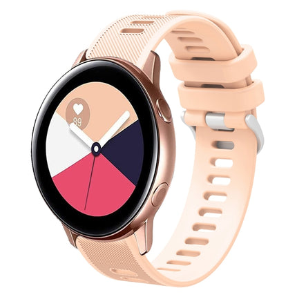 20mm Twill Solid Color Silicone Watch Band