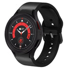 20mm Silicone Adhesive Leather Watch Band, For Samsung Galaxy Watch 5 40mm, For Samsung Galaxy Watch 5 44mm, For Samsung Galaxy Watch 5 Pro 45mm, For Samsung Galaxy Watch 4 40mm, For Samsung Galaxy Watch 4 44mm - DealBuddy