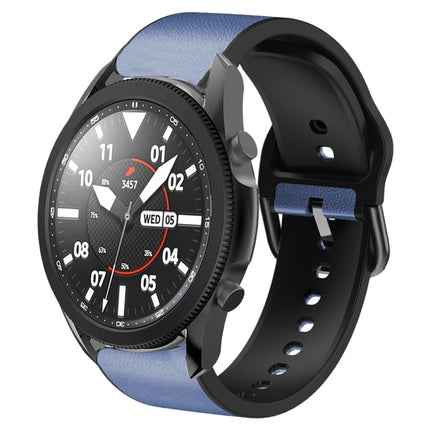 20mm Silicone Adhesive Leather Watch Band, For Samsung Galaxy Watch 5 40mm, For Samsung Galaxy Watch 5 44mm, For Samsung Galaxy Watch 5 Pro 45mm, For Samsung Galaxy Watch 4 40mm, For Samsung Galaxy Watch 4 44mm - DealBuddy