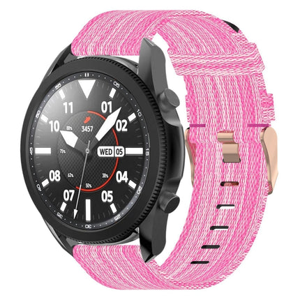 20mm Nylon Woven Watch Band, For Samsung Galaxy Watch5 40mm, For Samsung Galaxy Watch5 44mm, For Samsung Galaxy Watch5 Pro 45mm, For Samsung Galaxy Watch4 40mm, For Samsung Galaxy Watch4 44mm, For Samsung Galaxy Watch4 Classic 46mm - DealBuddy