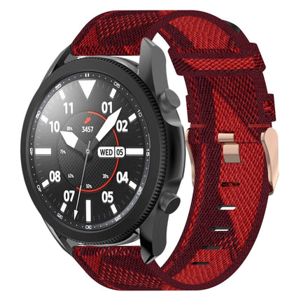 20mm Nylon Woven Watch Band, For Samsung Galaxy Watch5 40mm, For Samsung Galaxy Watch5 44mm, For Samsung Galaxy Watch5 Pro 45mm, For Samsung Galaxy Watch4 40mm, For Samsung Galaxy Watch4 44mm, For Samsung Galaxy Watch4 Classic 46mm - DealBuddy