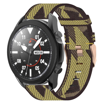 20mm Nylon Woven Watch Band, For Samsung Galaxy Watch5 40mm, For Samsung Galaxy Watch5 44mm, For Samsung Galaxy Watch5 Pro 45mm, For Samsung Galaxy Watch4 40mm, For Samsung Galaxy Watch4 44mm, For Samsung Galaxy Watch4 Classic 46mm - DealBuddy