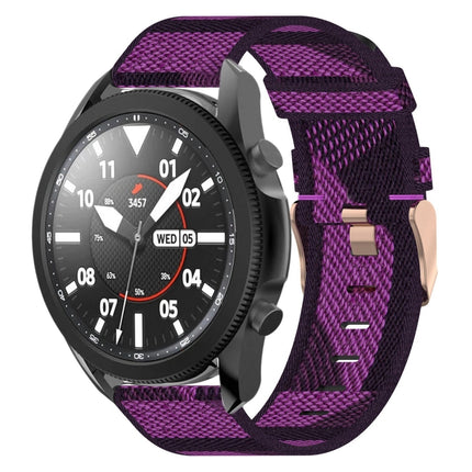 20mm Nylon Woven Watch Band, For Samsung Galaxy Watch5 40mm, For Samsung Galaxy Watch5 44mm, For Samsung Galaxy Watch5 Pro 45mm, For Samsung Galaxy Watch4 40mm, For Samsung Galaxy Watch4 44mm, For Samsung Galaxy Watch4 Classic 46mm - DealBuddy