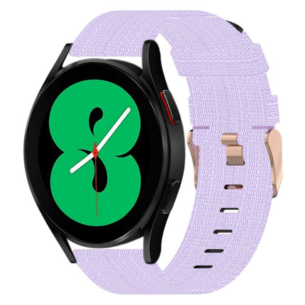 20mm Nylon Woven Watch Band, For Samsung Galaxy Watch5 40mm, For Samsung Galaxy Watch5 44mm, For Samsung Galaxy Watch5 Pro 45mm, For Samsung Galaxy Watch4 40mm, For Samsung Galaxy Watch4 44mm, For Samsung Galaxy Watch4 Classic 46mm - DealBuddy