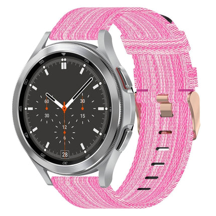 20mm Nylon Woven Watch Band, For Samsung Galaxy Watch5 40mm, For Samsung Galaxy Watch5 44mm, For Samsung Galaxy Watch5 Pro 45mm, For Samsung Galaxy Watch4 40mm, For Samsung Galaxy Watch4 44mm, For Samsung Galaxy Watch4 Classic 46mm - DealBuddy