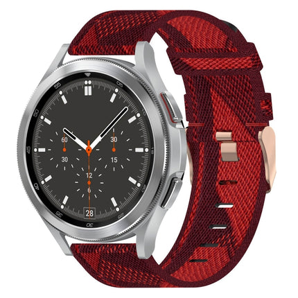 20mm Nylon Woven Watch Band, For Samsung Galaxy Watch5 40mm, For Samsung Galaxy Watch5 44mm, For Samsung Galaxy Watch5 Pro 45mm, For Samsung Galaxy Watch4 40mm, For Samsung Galaxy Watch4 44mm, For Samsung Galaxy Watch4 Classic 46mm - DealBuddy