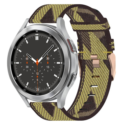 20mm Nylon Woven Watch Band, For Samsung Galaxy Watch5 40mm, For Samsung Galaxy Watch5 44mm, For Samsung Galaxy Watch5 Pro 45mm, For Samsung Galaxy Watch4 40mm, For Samsung Galaxy Watch4 44mm, For Samsung Galaxy Watch4 Classic 46mm - DealBuddy