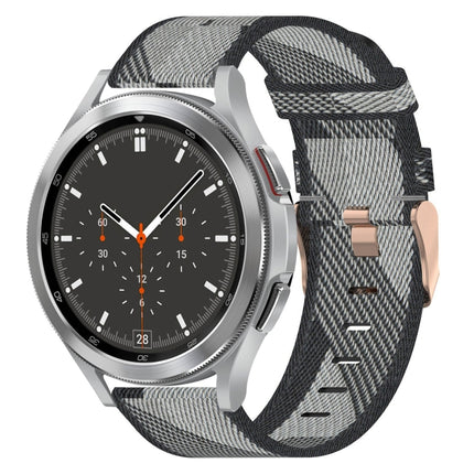 20mm Nylon Woven Watch Band, For Samsung Galaxy Watch5 40mm, For Samsung Galaxy Watch5 44mm, For Samsung Galaxy Watch5 Pro 45mm, For Samsung Galaxy Watch4 40mm, For Samsung Galaxy Watch4 44mm, For Samsung Galaxy Watch4 Classic 46mm - DealBuddy
