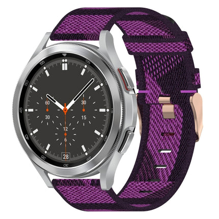 20mm Nylon Woven Watch Band, For Samsung Galaxy Watch5 40mm, For Samsung Galaxy Watch5 44mm, For Samsung Galaxy Watch5 Pro 45mm, For Samsung Galaxy Watch4 40mm, For Samsung Galaxy Watch4 44mm, For Samsung Galaxy Watch4 Classic 46mm - DealBuddy