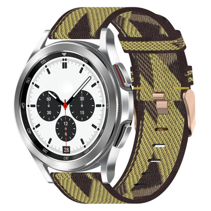 20mm Nylon Woven Watch Band, For Samsung Galaxy Watch4 Classic 42mm, For Samsung Galaxy Watch Active 2 - DealBuddy
