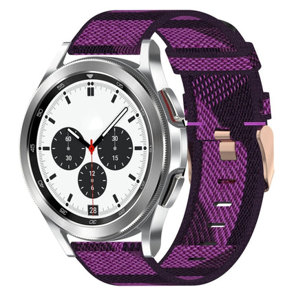 20mm Nylon Woven Watch Band, For Samsung Galaxy Watch4 Classic 42mm, For Samsung Galaxy Watch Active 2 - DealBuddy