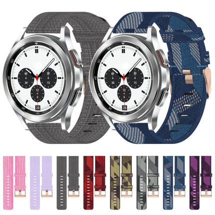 20mm Nylon Woven Watch Band, For Samsung Galaxy Watch4 Classic 42mm, For Samsung Galaxy Watch Active 2 - DealBuddy