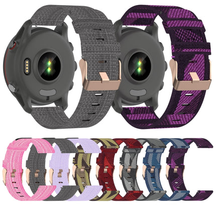 20mm Nylon Woven Watch Band, For Samsung Galaxy Watch4 Classic 42mm, For Samsung Galaxy Watch Active 2 - DealBuddy