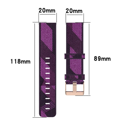 20mm Nylon Woven Watch Band, For Samsung Galaxy Watch4 Classic 42mm, For Samsung Galaxy Watch Active 2 - DealBuddy