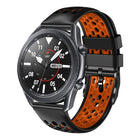 22mm Two-Color Breathable Silicone Watch Band, For Samsung Galaxy Watch3 45mm, For Samsung Galaxy Watch 46mm, For Samsung Gear S3 Classic, For Samsung Gear S3 Frontier - DealBuddy