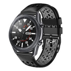22mm Two-Color Breathable Silicone Watch Band