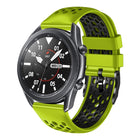 22mm Two-Color Breathable Silicone Watch Band, For Samsung Galaxy Watch3 45mm, For Samsung Galaxy Watch 46mm, For Samsung Gear S3 Classic, For Samsung Gear S3 Frontier - DealBuddy
