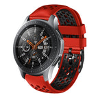 For Samsung Galaxy Watch 46mm / Red+Black
