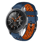 For Samsung Galaxy Watch 46mm / Midnight Blue+Orange