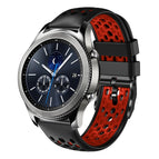 For Samsung Gear S3 Classic / Black+Red