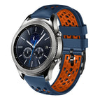 For Samsung Gear S3 Classic / Midnight Blue+Orange