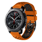 For Samsung Gear S3 Frontier / Orange+Black