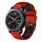 For Samsung Gear S3 Frontier / Red+Black