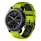 For Samsung Gear S3 Frontier / Lime+Black