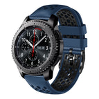 For Samsung Gear S3 Frontier / Midnight Blue+Black