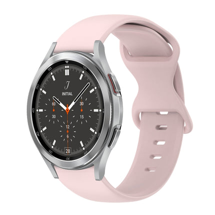 20mm Butterfly Buckle Solid Color Silicone Watch Band, For Samsung Galaxy Watch 4 44mm, For Samsung Galaxy Watch 4 Classic 46mm, For Samsung Galaxy Watch 4 Classic 42mm, For Samsung Galaxy Watch Active 2 - DealBuddy