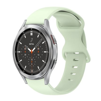20mm Butterfly Buckle Solid Color Silicone Watch Band, For Samsung Galaxy Watch 4 44mm, For Samsung Galaxy Watch 4 Classic 46mm, For Samsung Galaxy Watch 4 Classic 42mm, For Samsung Galaxy Watch Active 2 - DealBuddy