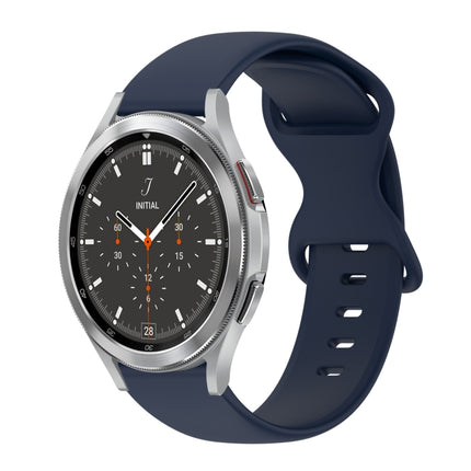 20mm Butterfly Buckle Solid Color Silicone Watch Band, For Samsung Galaxy Watch 4 44mm, For Samsung Galaxy Watch 4 Classic 46mm, For Samsung Galaxy Watch 4 Classic 42mm, For Samsung Galaxy Watch Active 2 - DealBuddy